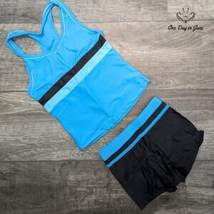 Priessei Boyshort Tankini Swimsuit Size M